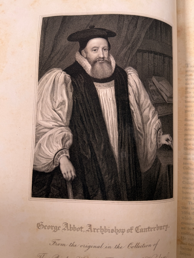 (3) Antique 1821 Oversized Hardcover Books Volumes I, II & III: Portraits Of Illustrious Personages Of Great Britain Engraved From Authentic Pictures By Edmund Lodge Published by Lackington, Hughes, Harding, Mavor & Lepard In London 11.5W X 17.5H (RSF) [Photo 18]
