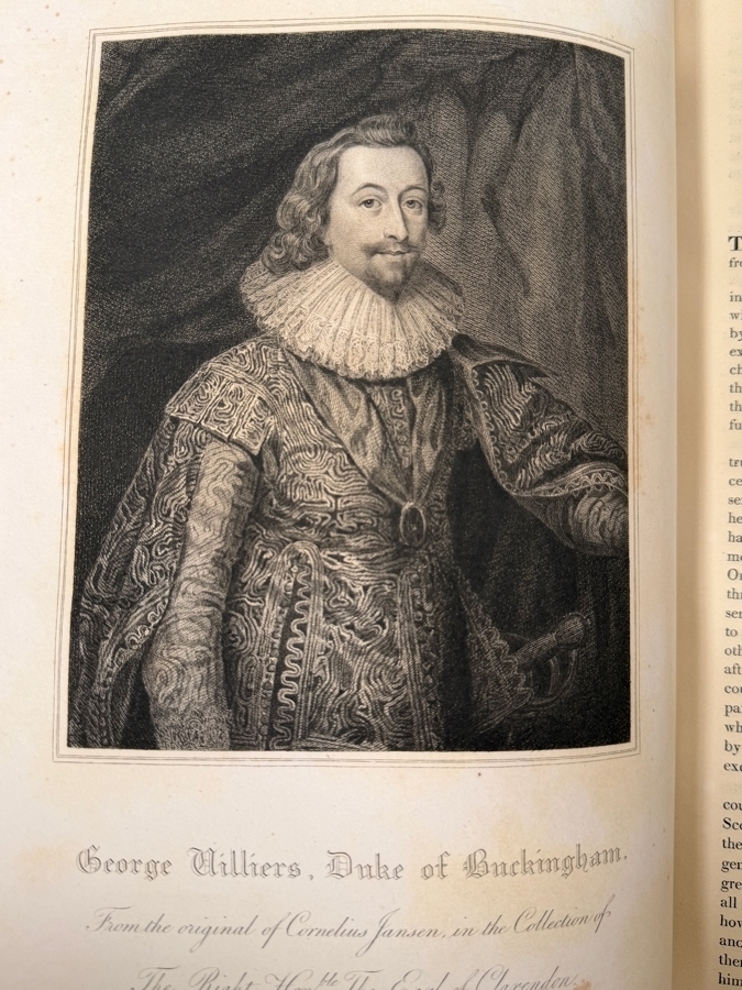 (3) Antique 1821 Oversized Hardcover Books Volumes I, II & III: Portraits Of Illustrious Personages Of Great Britain Engraved From Authentic Pictures By Edmund Lodge Published by Lackington, Hughes, Harding, Mavor & Lepard In London 11.5W X 17.5H (RSF) [Photo 17]