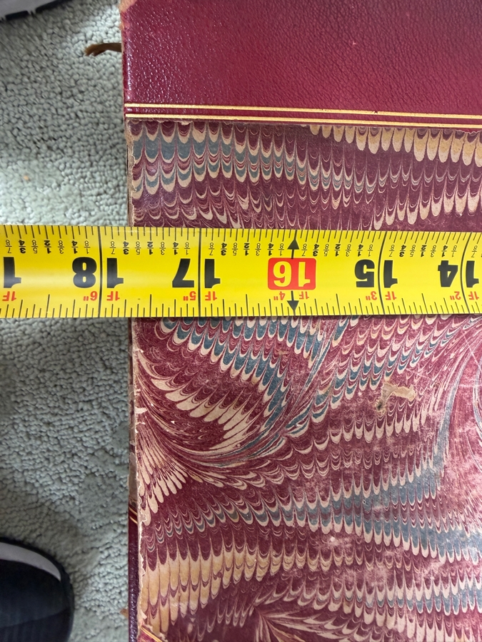 (3) Antique 1821 Oversized Hardcover Books Volumes I, II & III: Portraits Of Illustrious Personages Of Great Britain Engraved From Authentic Pictures By Edmund Lodge Published by Lackington, Hughes, Harding, Mavor & Lepard In London 11.5W X 17.5H (RSF) [Photo 22]