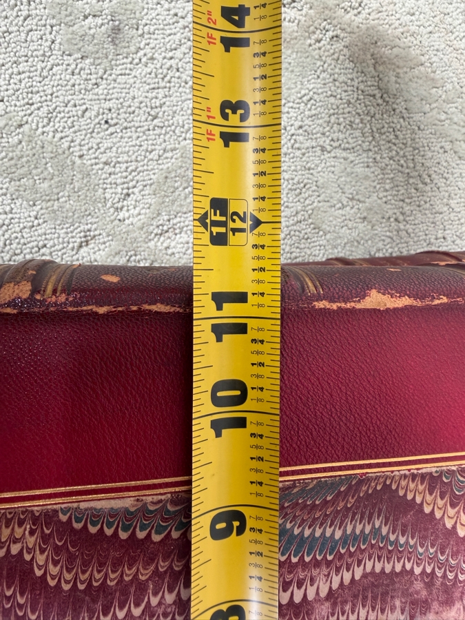 (3) Antique 1821 Oversized Hardcover Books Volumes I, II & III: Portraits Of Illustrious Personages Of Great Britain Engraved From Authentic Pictures By Edmund Lodge Published by Lackington, Hughes, Harding, Mavor & Lepard In London 11.5W X 17.5H (RSF) [Photo 21]