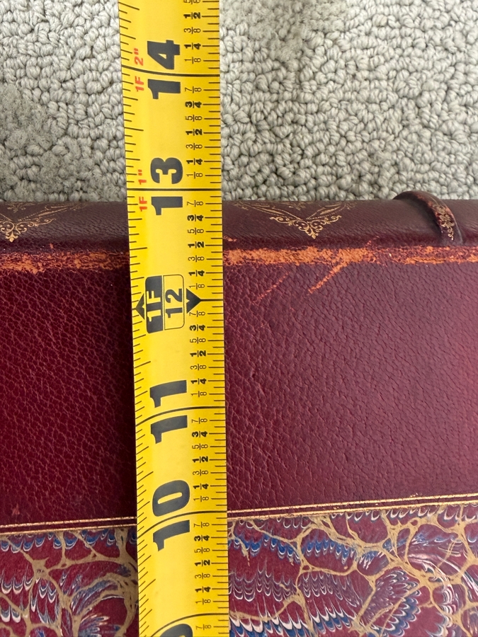 Pair Of Antique 1883 Oversized Hardcover Books Volumes I & II: Society Of French Aquarellists Illustrated With Plates In Photogravure American Edition Published By Goupil & Co. Paris, France Featuring Artists Such As Gustave Doré 13W X 17.5H X 2D (RSF) [Photo 21]