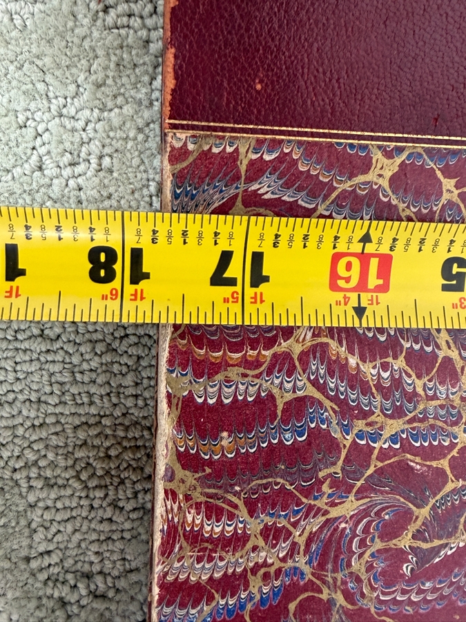 Pair Of Antique 1883 Oversized Hardcover Books Volumes I & II: Society Of French Aquarellists Illustrated With Plates In Photogravure American Edition Published By Goupil & Co. Paris, France Featuring Artists Such As Gustave Doré 13W X 17.5H X 2D (RSF) [Photo 22]