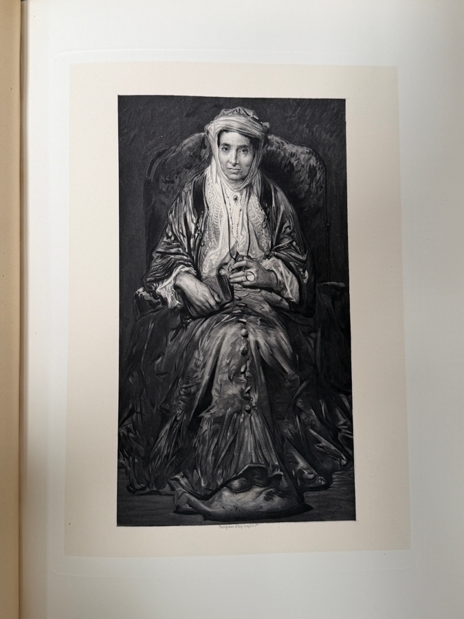 Pair Of Antique 1883 Oversized Hardcover Books Volumes I & II: Society Of French Aquarellists Illustrated With Plates In Photogravure American Edition Published By Goupil & Co. Paris, France Featuring Artists Such As Gustave Doré 13W X 17.5H X 2D (RSF) [Photo 14]