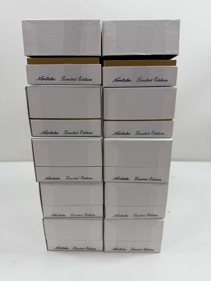 (10) Vintage Noritake Limited Edition Bone China Collectible Easter Eggs With Original Boxes From Years: 2000-2008 And 2010 [Photo 10]