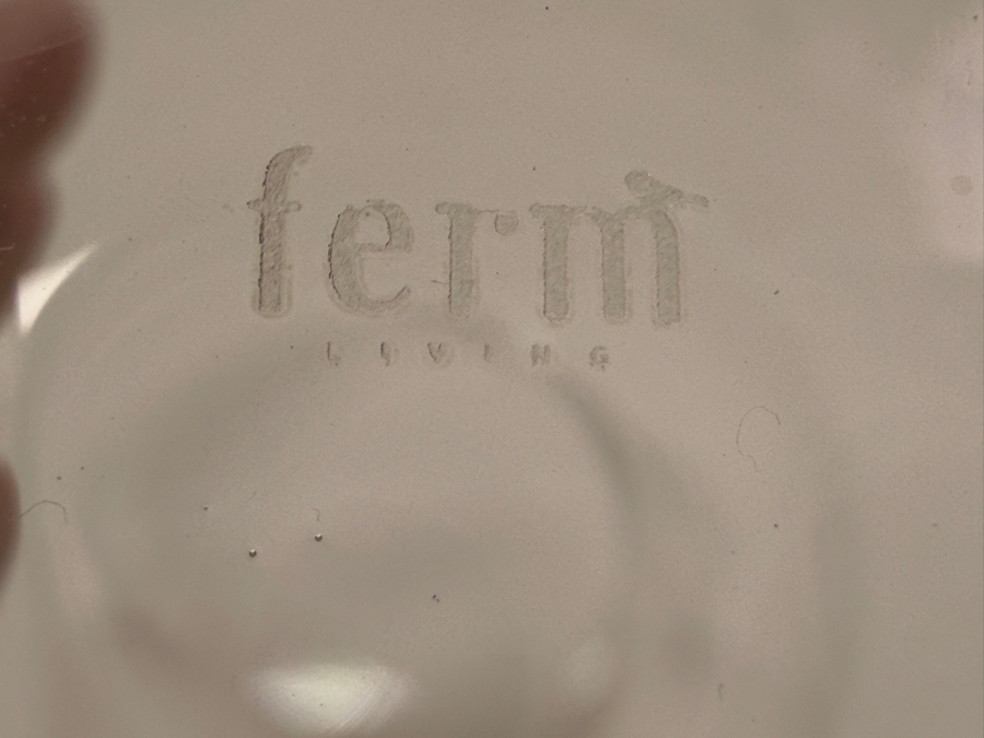 Signed Italian R+D.Lab Luisa Carafe And Ferm Living Still Carafe Artisan Glassware 10'H (HA) [Photo 4]
