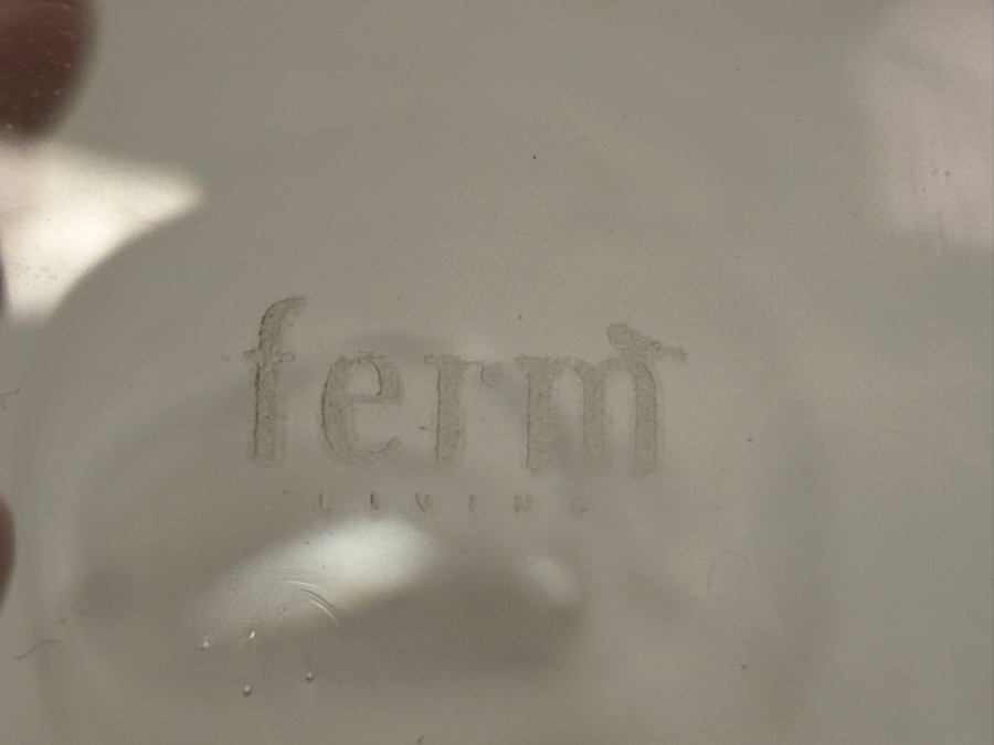 Signed Italian R+D.Lab Luisa Carafe And Ferm Living Still Carafe Artisan Glassware 10'H (HA) [Photo 3]
