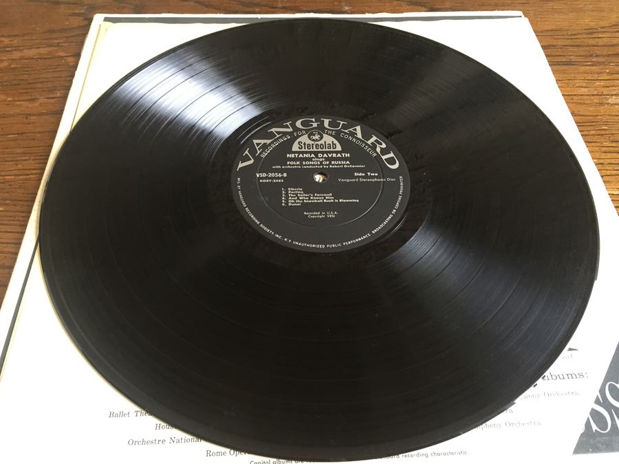 Netania Davrath - Sings Folk Songs Of Russia - Vanguard - VSD-2056 [Photo 5]