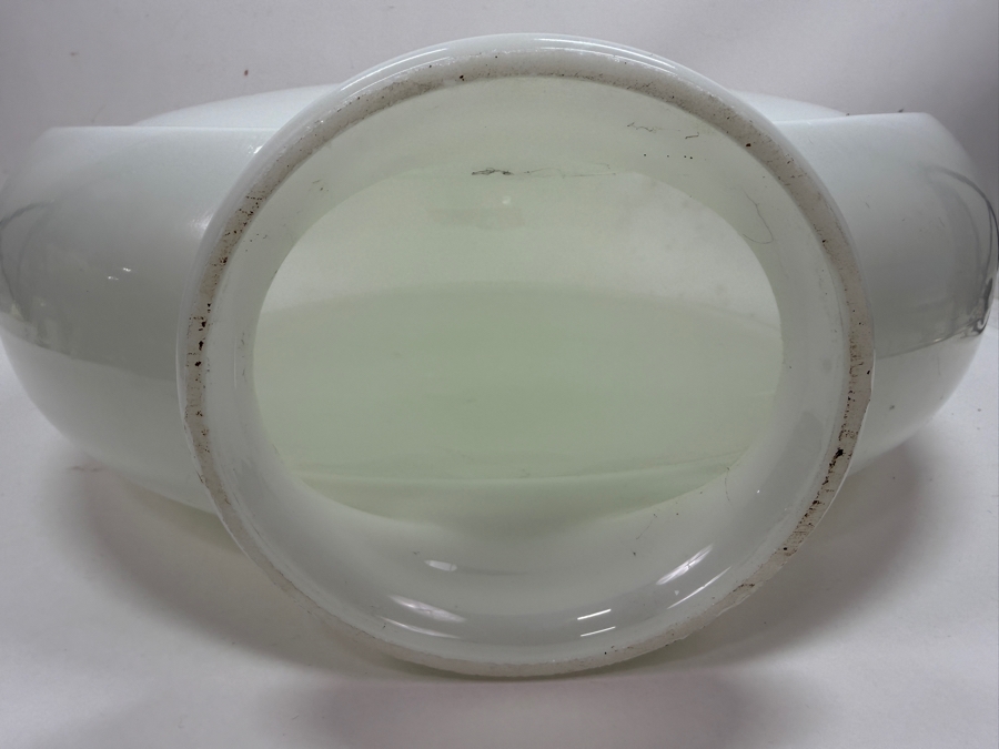 Milk Glass Gas Pump Globe Body For Vintage Gas Pump Reproduction 16.5'W X 16.5'H (RSF) [Photo 4]
