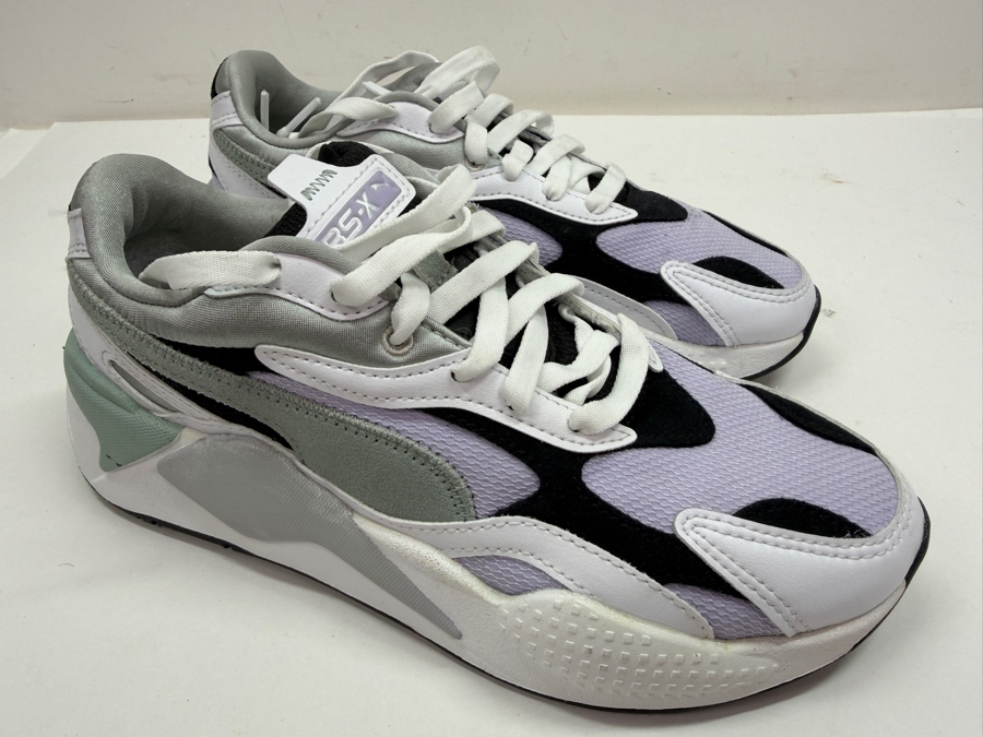 New Puma RS-X³ Layers Sneakers In Purple Heather And White Size 8.5 Retails $110 (HA) [Photo 3]