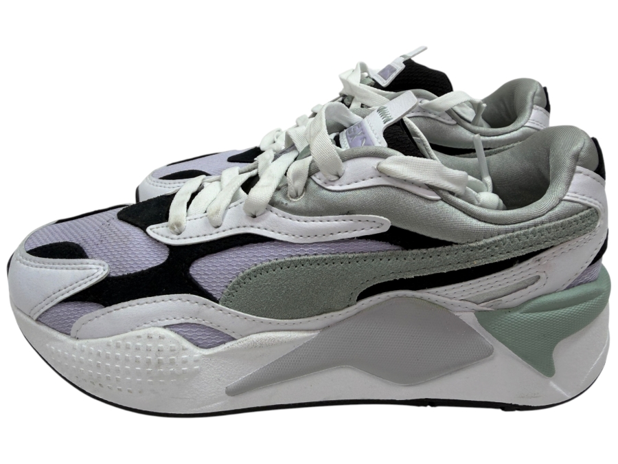 New Puma RS-X³ Layers Sneakers In Purple Heather And White Size 8.5 Retails $110 (HA)