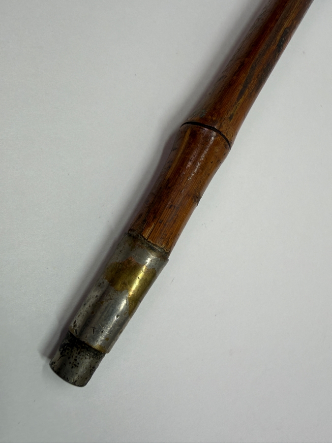 Just Added - Antique Victorian Silverplate Handle Child's Dress Cane Walking Stick 25'L (RSF) [Photo 5]