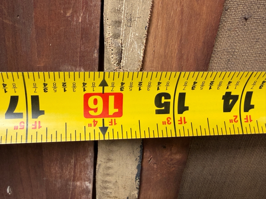 Just Added - Original Antique Oil Painting On Canvas Artist Unknown 16 X 20 In Gilt Antique Frame 24.5 X 28.5 (RSF) [Photo 12]