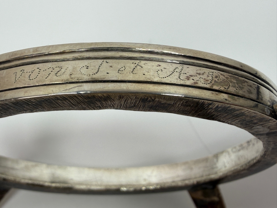 Just Added - Antique 19th Century (1810) Hallmarked Austrian .800+ Silver Coffee Pot With Spirit Burner Weighs 600g (CBAD) [Photo 5]