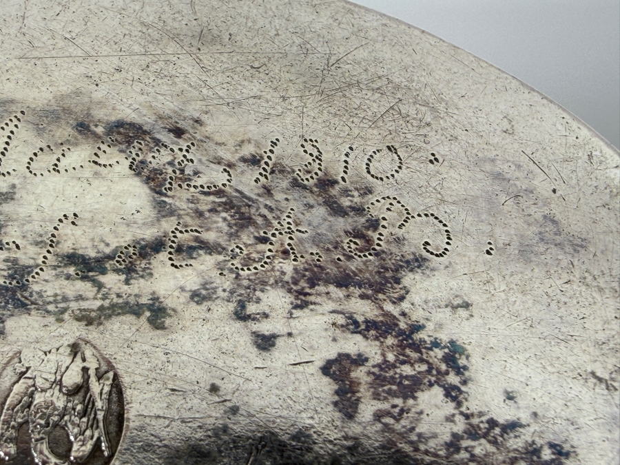 Just Added - Antique 19th Century (1810) Hallmarked Austrian .800+ Silver Coffee Pot With Spirit Burner Weighs 600g (CBAD) [Photo 21]