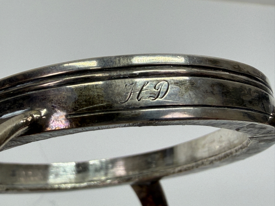 Just Added - Antique 19th Century (1810) Hallmarked Austrian .800+ Silver Coffee Pot With Spirit Burner Weighs 600g (CBAD) [Photo 25]