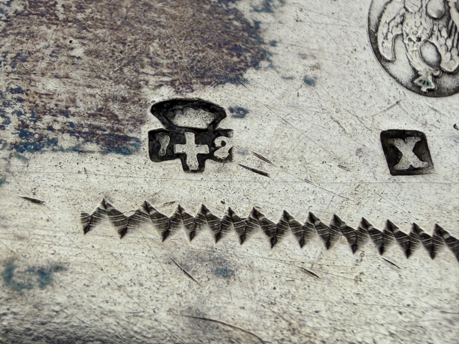 Just Added - Antique 19th Century (1810) Hallmarked Austrian .800+ Silver Coffee Pot With Spirit Burner Weighs 600g (CBAD) [Photo 18]