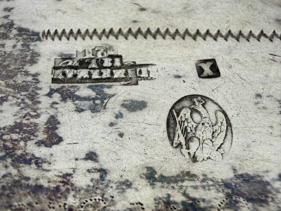 Just Added - Antique 19th Century (1810) Hallmarked Austrian .800+ Silver Coffee Pot With Spirit Burner Weighs 600g (CBAD) [Photo 15]