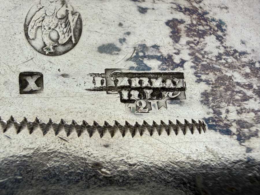 Just Added - Antique 19th Century (1810) Hallmarked Austrian .800+ Silver Coffee Pot With Spirit Burner Weighs 600g (CBAD) [Photo 16]