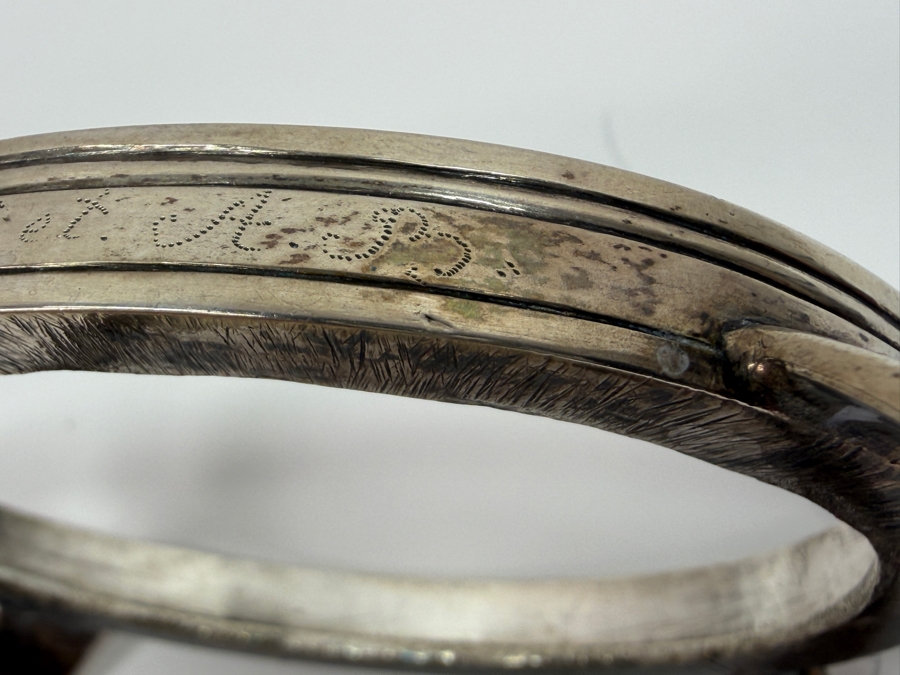 Just Added - Antique 19th Century (1810) Hallmarked Austrian .800+ Silver Coffee Pot With Spirit Burner Weighs 600g (CBAD) [Photo 6]