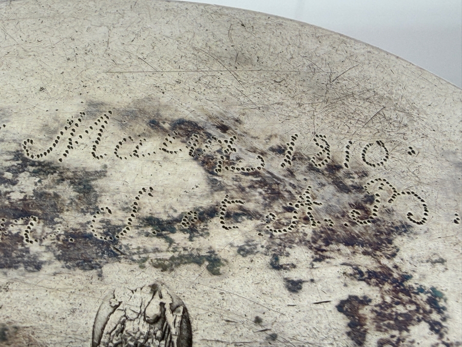 Just Added - Antique 19th Century (1810) Hallmarked Austrian .800+ Silver Coffee Pot With Spirit Burner Weighs 600g (CBAD) [Photo 22]