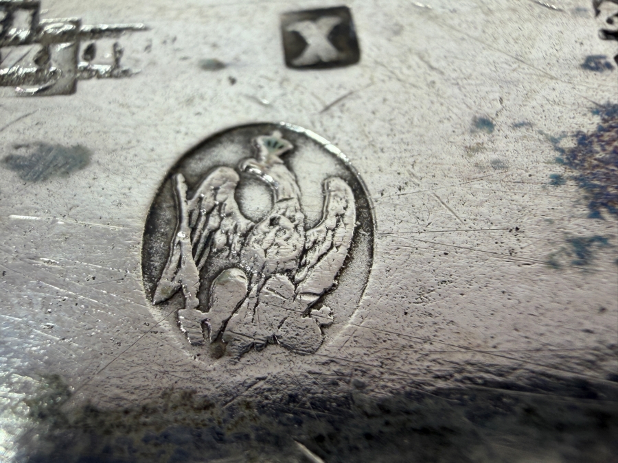 Just Added - Antique 19th Century (1810) Hallmarked Austrian .800+ Silver Coffee Pot With Spirit Burner Weighs 600g (CBAD) [Photo 13]