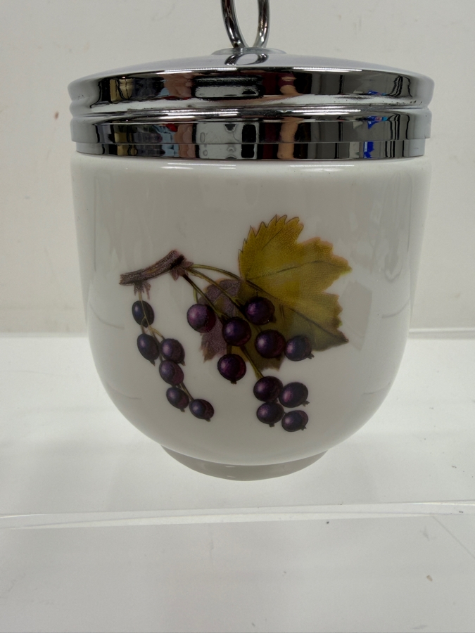 Just Added - Royal Worcester Porcelain Jumbo Egg Coddler 3.5W X 5H [Photo 2]