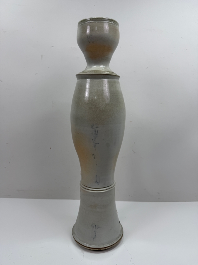 Just Added - Vintage Asian Signed Art Pottery Vase 18'H [Photo 5]