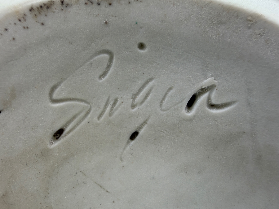 Just Added - Vintage Asian Signed Art Pottery Vase 18'H [Photo 10]