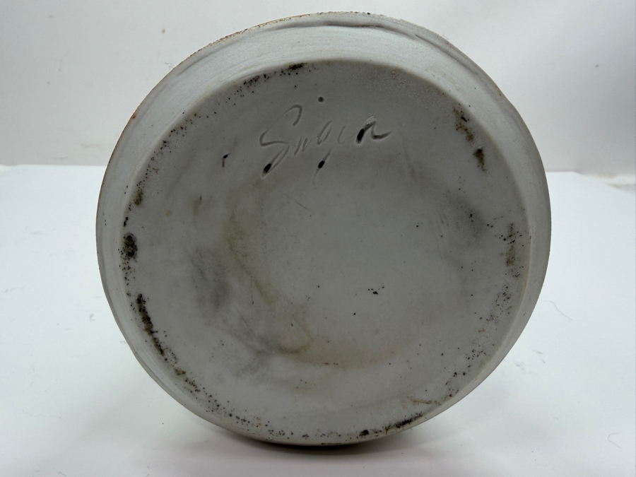 Just Added - Vintage Asian Signed Art Pottery Vase 18'H [Photo 9]