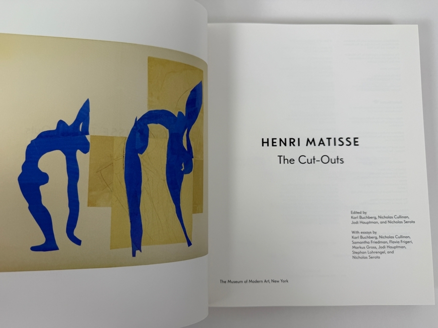 Just Added - Henri Matisse: The Cut-Outs MoMA Hardcover Art Book Featuring The Iconic Blue Nude II Lithograph Cover (HA)

 [Photo 3]