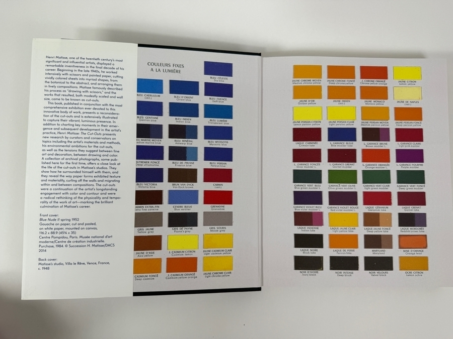 Just Added - Henri Matisse: The Cut-Outs MoMA Hardcover Art Book Featuring The Iconic Blue Nude II Lithograph Cover (HA)

 [Photo 2]