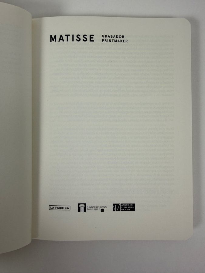 Just Added - Matisse: Grabador Printmaker Hardcover Art Book (HA) [Photo 2]