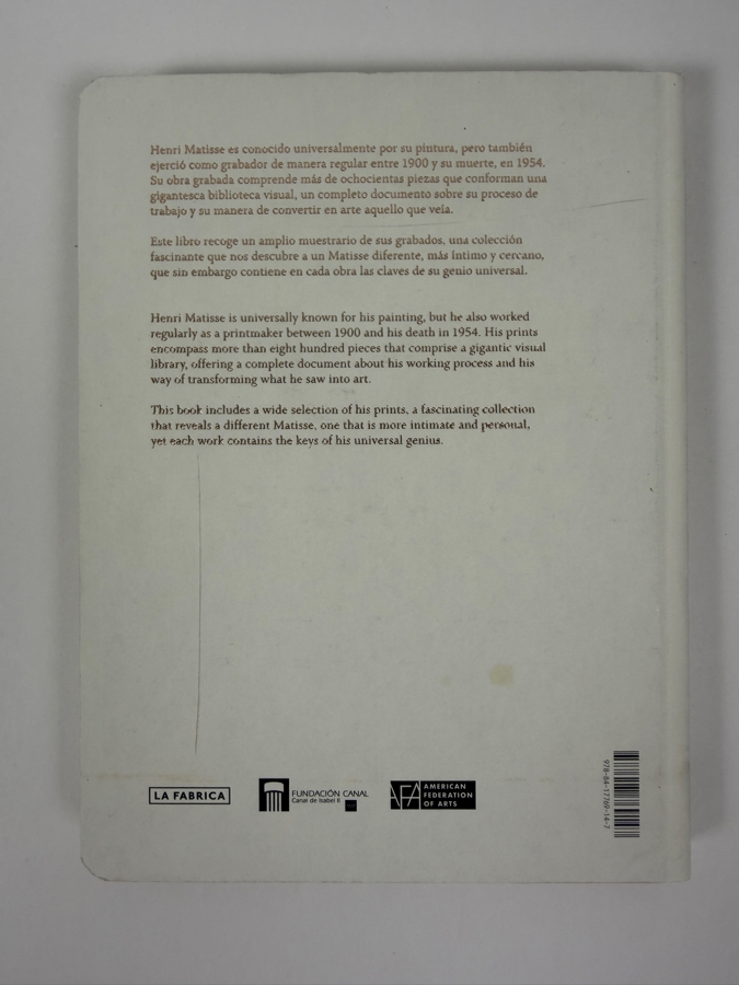 Just Added - Matisse: Grabador Printmaker Hardcover Art Book (HA) [Photo 5]