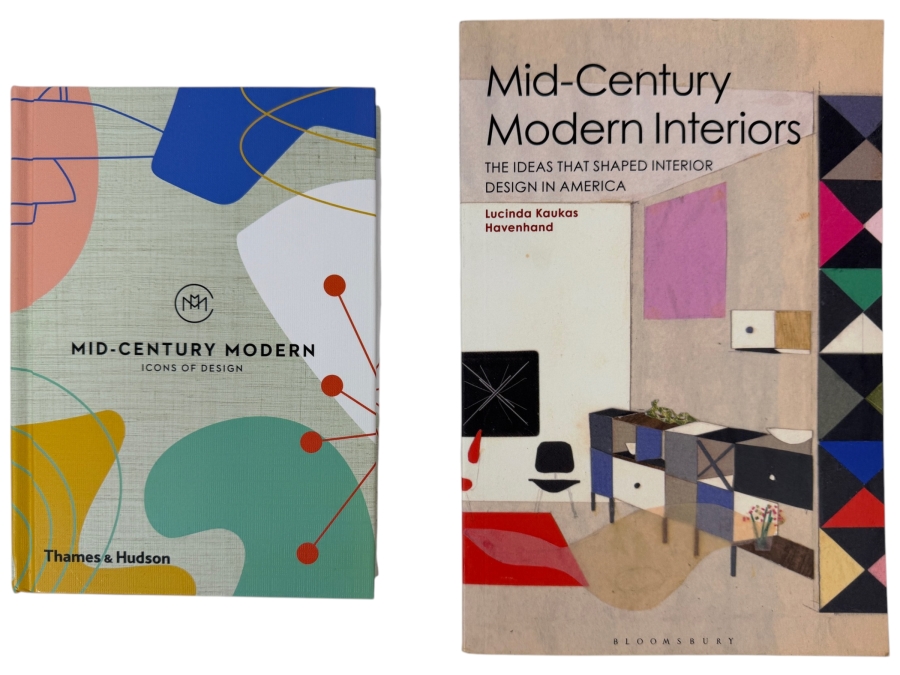 Just Added - Pair Of Mid-Century Modern Books (HA)