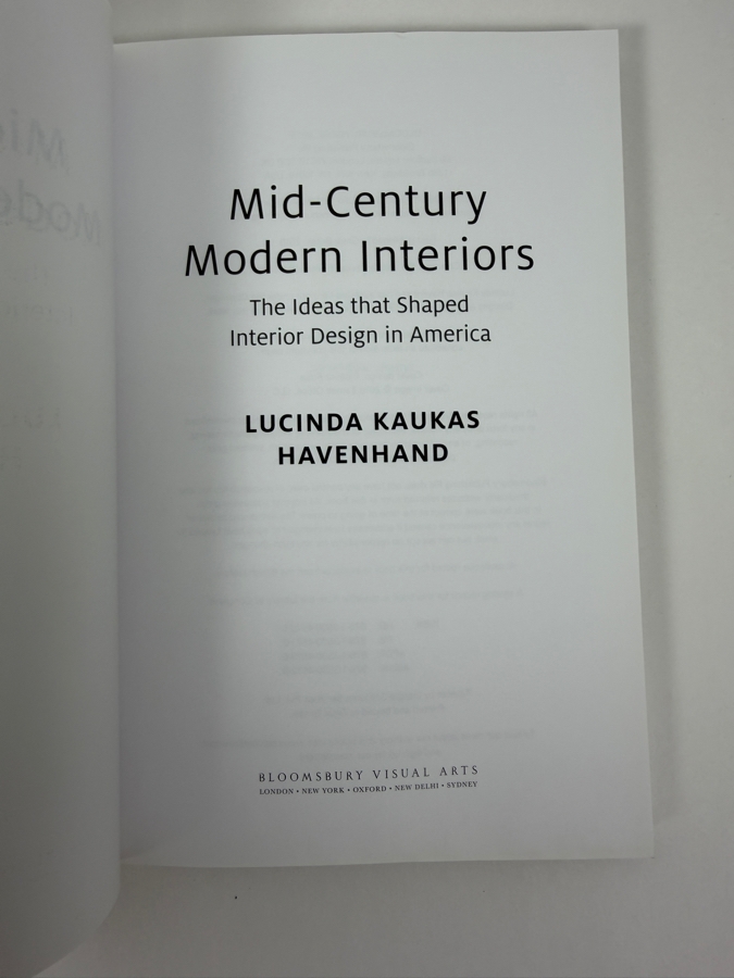 Just Added - Pair Of Mid-Century Modern Books (HA) [Photo 7]