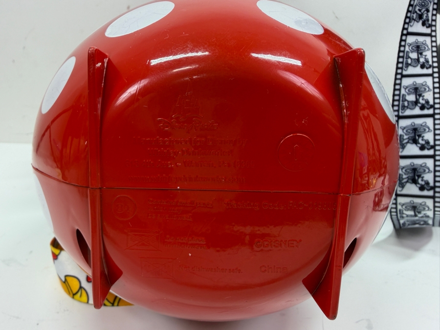 Disney Parks Steamboat Willie Mickey & Minnie Balloon Popcorn Bucket Set - Limited Release 2019-2020 Theme Park Souvenir Collectibles 10'H [Photo 5]