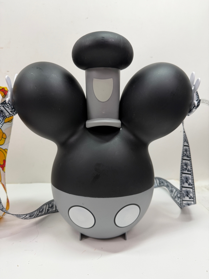 Disney Parks Steamboat Willie Mickey & Minnie Balloon Popcorn Bucket Set - Limited Release 2019-2020 Theme Park Souvenir Collectibles 10'H [Photo 3]