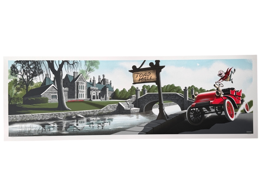 JC Richard The Wind In The Willows Toad Hall Mondo X Cyclops Print Works Limited Edition Screen Print #32