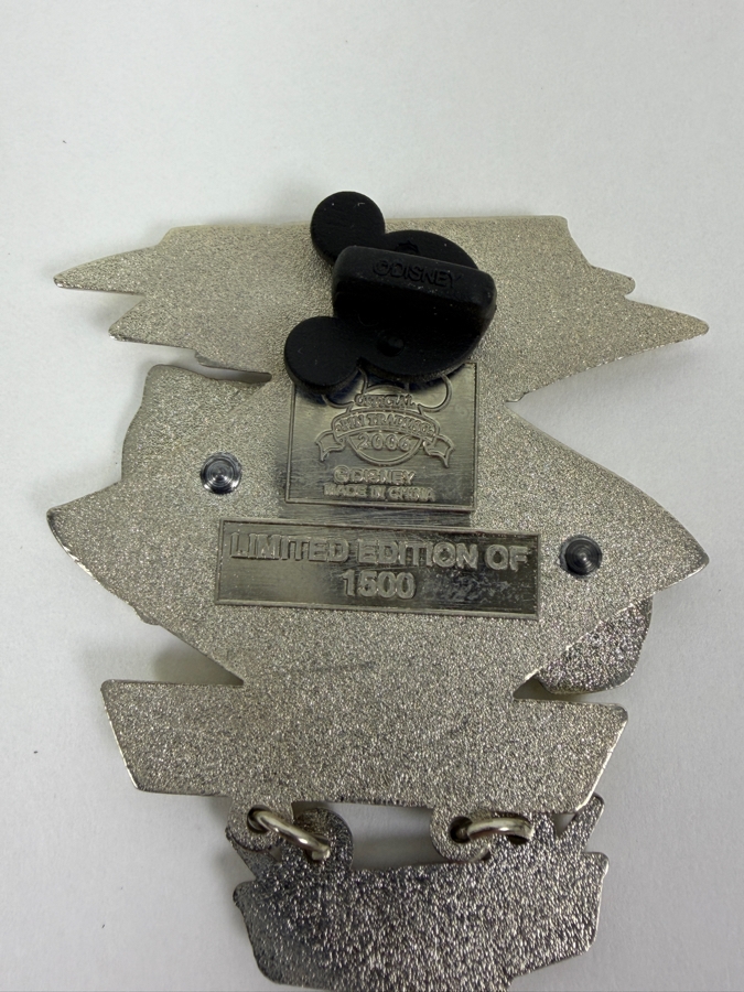 Disney Parks Limited Edition Pin Collection - Disneyland 2006 Lightning McQueen Opening Day, Seven Dwarfs 4th Of July 2004, Goofy #1 Presidents Day & Americana Mickey And Minnie Motorcycle [Photo 7]