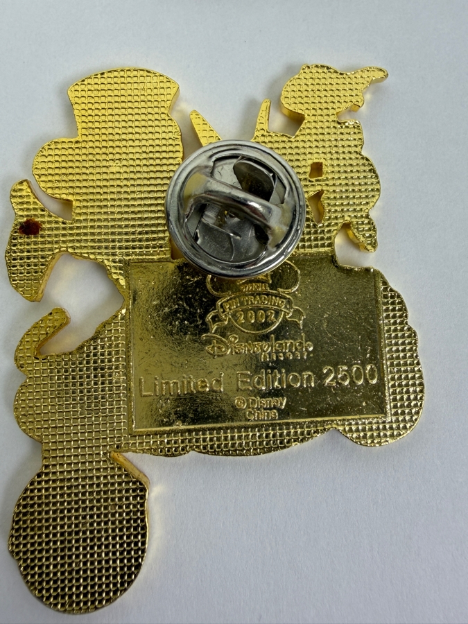 Disney Parks Limited Edition Pin Collection - Disneyland 2006 Lightning McQueen Opening Day, Seven Dwarfs 4th Of July 2004, Goofy #1 Presidents Day & Americana Mickey And Minnie Motorcycle [Photo 10]