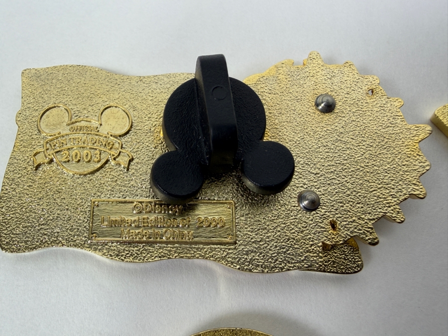 Disney Parks Limited Edition Holiday Pin Collection - Mickey Mouse Flag Day 2003, Pluto Election Day 2004, Stitch St. Patrick’s Day 2006 Dangle Pin & Goofy The Twilight Zone Tower Of Terror Countdown Series #1 Of 5 [Photo 9]