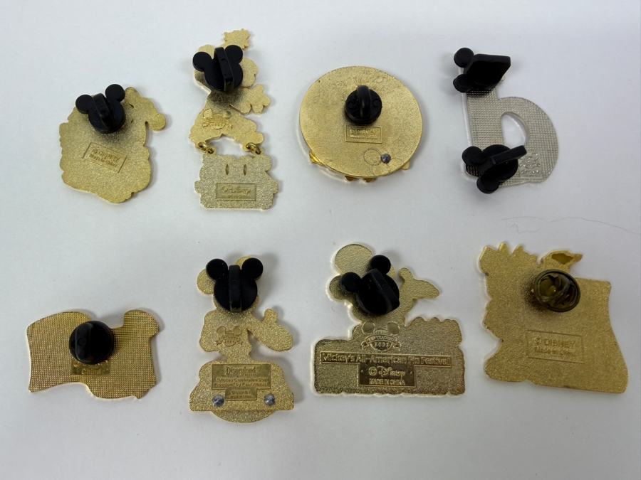 Disney Parks Limited Edition Americana Pin Set - Graduation Mickey 2002, Sorcerer Mickey 2005, President’s Day 2002, Monorail D Logo & Mickey’s All-American Pin Festival [Photo 11]