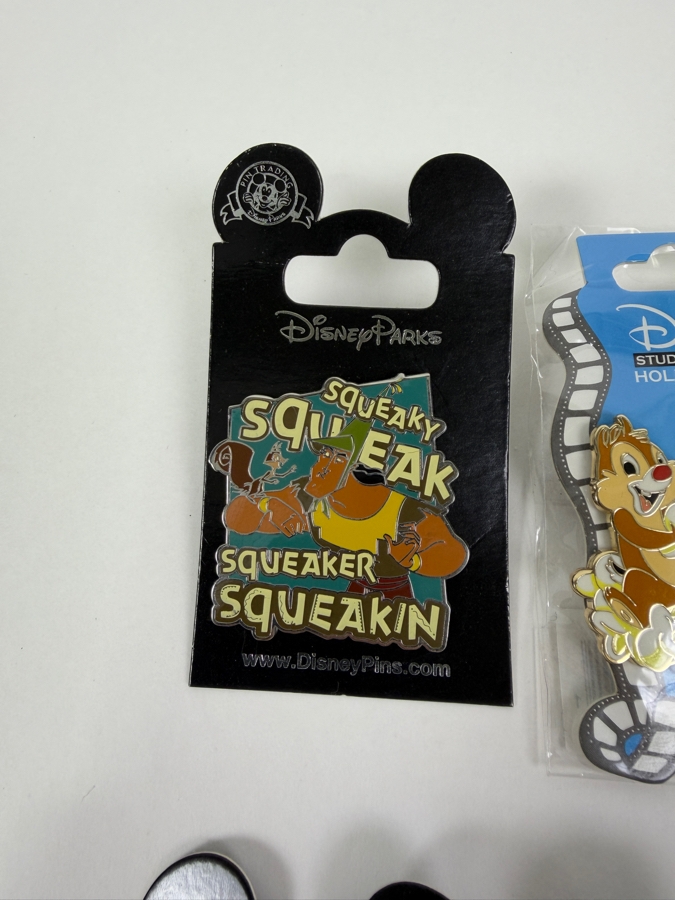 Disney Parks Collector Pin Set - Kronk Squeaker Squirrel, DSSH Chip ‘N’ Dale Popcorn, 2021 LE Easter Bouquet, Tron Identity Disc, Jack-Jack Pure Potential, D23 70 Years Of Magic & Mission Breakout AP [Photo 6]