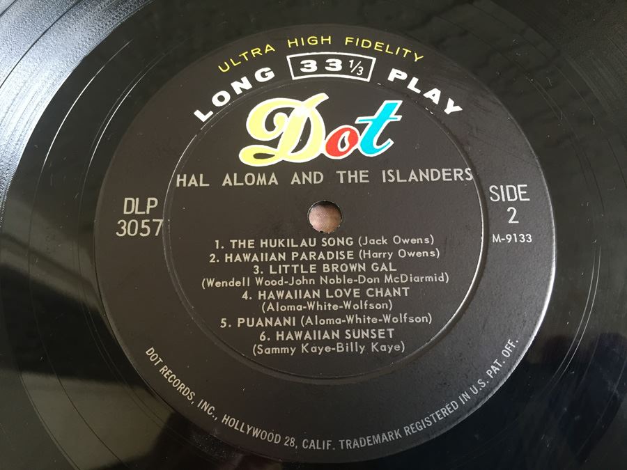 Hal Aloma And His Hawaiian Orchestra ‎- Lure Of The Islands - Dot