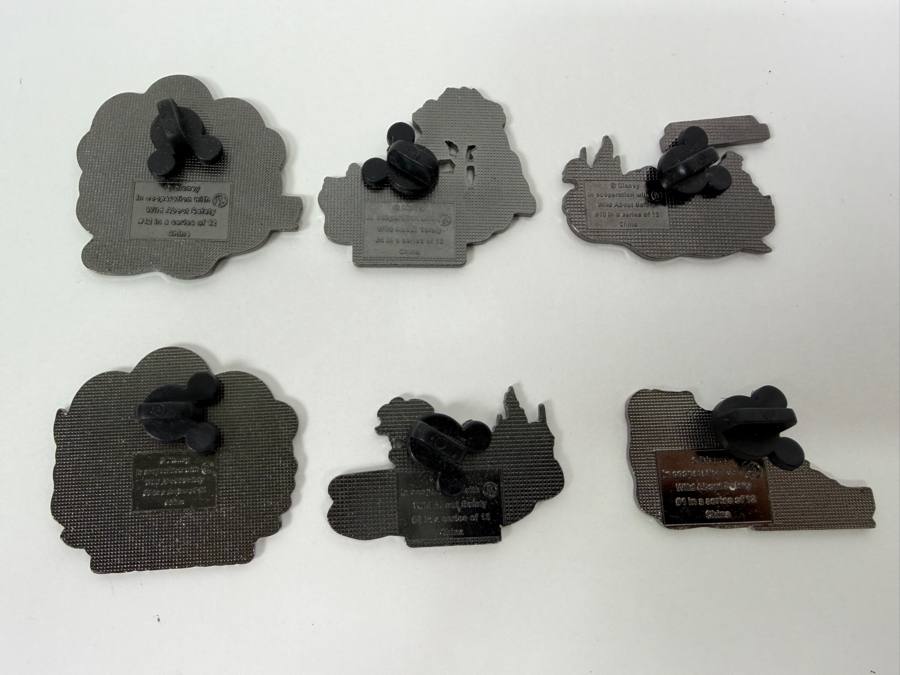 Disney Parks Wild About Safety Timon & Pumbaa Pin Set - 2003-2004 Educational Collection Featuring Character Safety Tips [Photo 8]