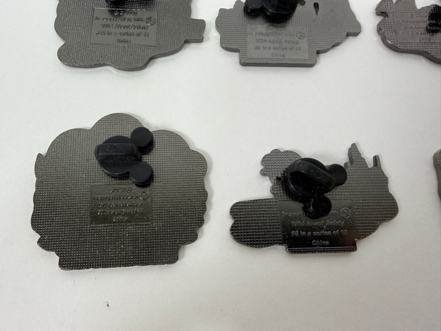 Disney Parks Wild About Safety Timon & Pumbaa Pin Set - 2003-2004 Educational Collection Featuring Character Safety Tips [Photo 9]