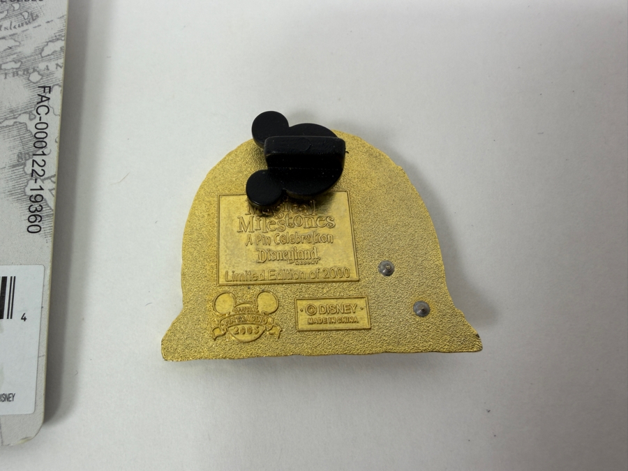 Disney Parks Limited Edition Pin Set - Toy Story Christmas 2002, Indiana Jones 25th Anniversary, Pirates Stitch Jail, Small World Ariel 2021, Belle Little Friends & Mr. Toad Writing In Ledger [Photo 11]