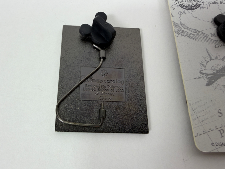 Disney Parks Limited Edition Pin Set - Toy Story Christmas 2002, Indiana Jones 25th Anniversary, Pirates Stitch Jail, Small World Ariel 2021, Belle Little Friends & Mr. Toad Writing In Ledger [Photo 12]