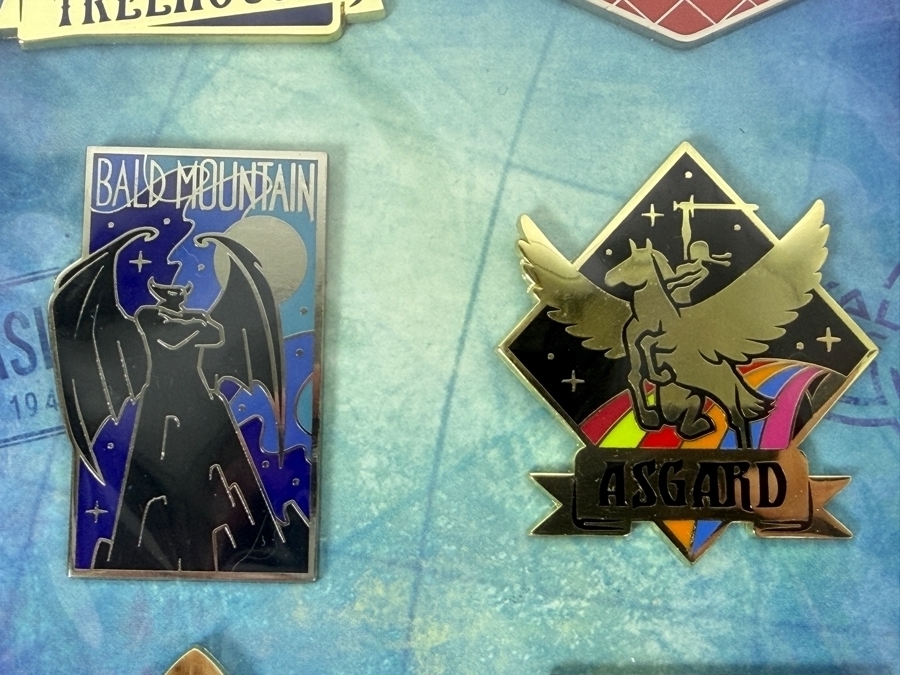Disney D23 Gold Member Fantastic Worlds Pin Set - 2020 Anniversary Release 6-Pin Travel-Inspired Collection Featuring Star Wars, Marvel, And Pixar Destinations [Photo 4]