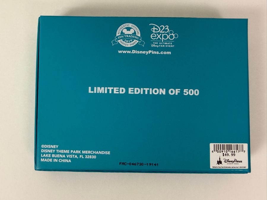 Disney D23 Expo 2019 Dapper Dan Tandem Bicycle Jumbo Pin - Limited Edition 500 - Mickey, Donald, Goofy & Pluto In Main Street USA Boxed Collection Retails $50 [Photo 4]